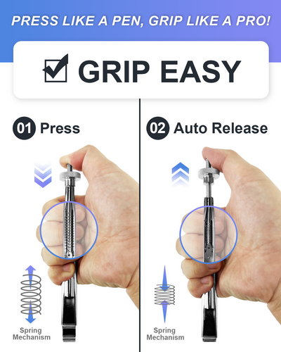 Spring-Loaded Extension Clamps Tri-Pack